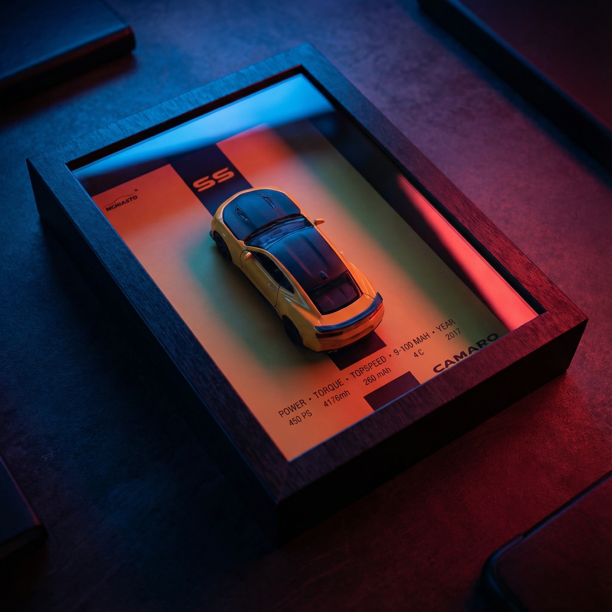 Cadre Décoration Murale - Camaro 2017 – Muscle Car à l’état pur