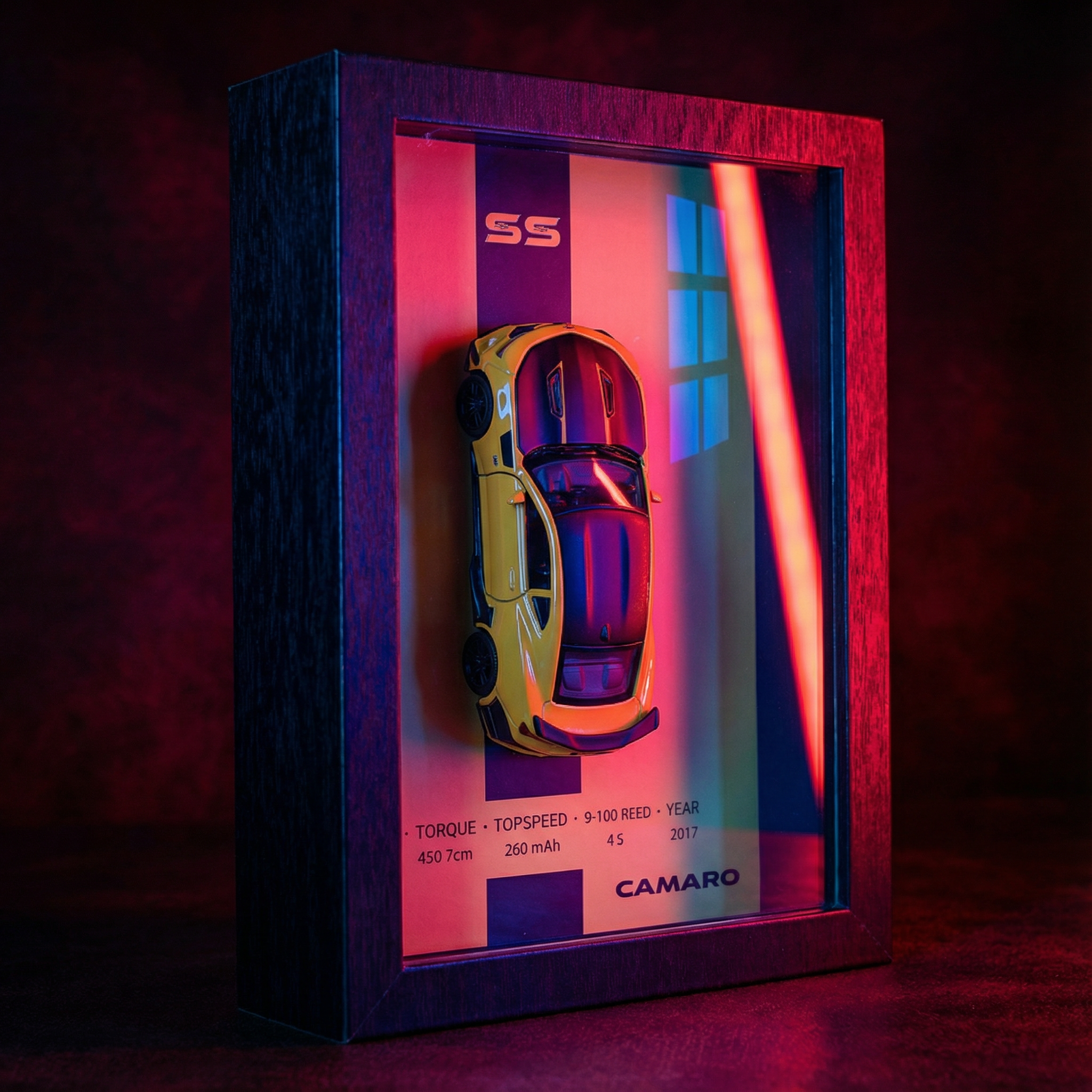 Cadre Décoration Murale - Camaro 2017 – Muscle Car à l’état pur