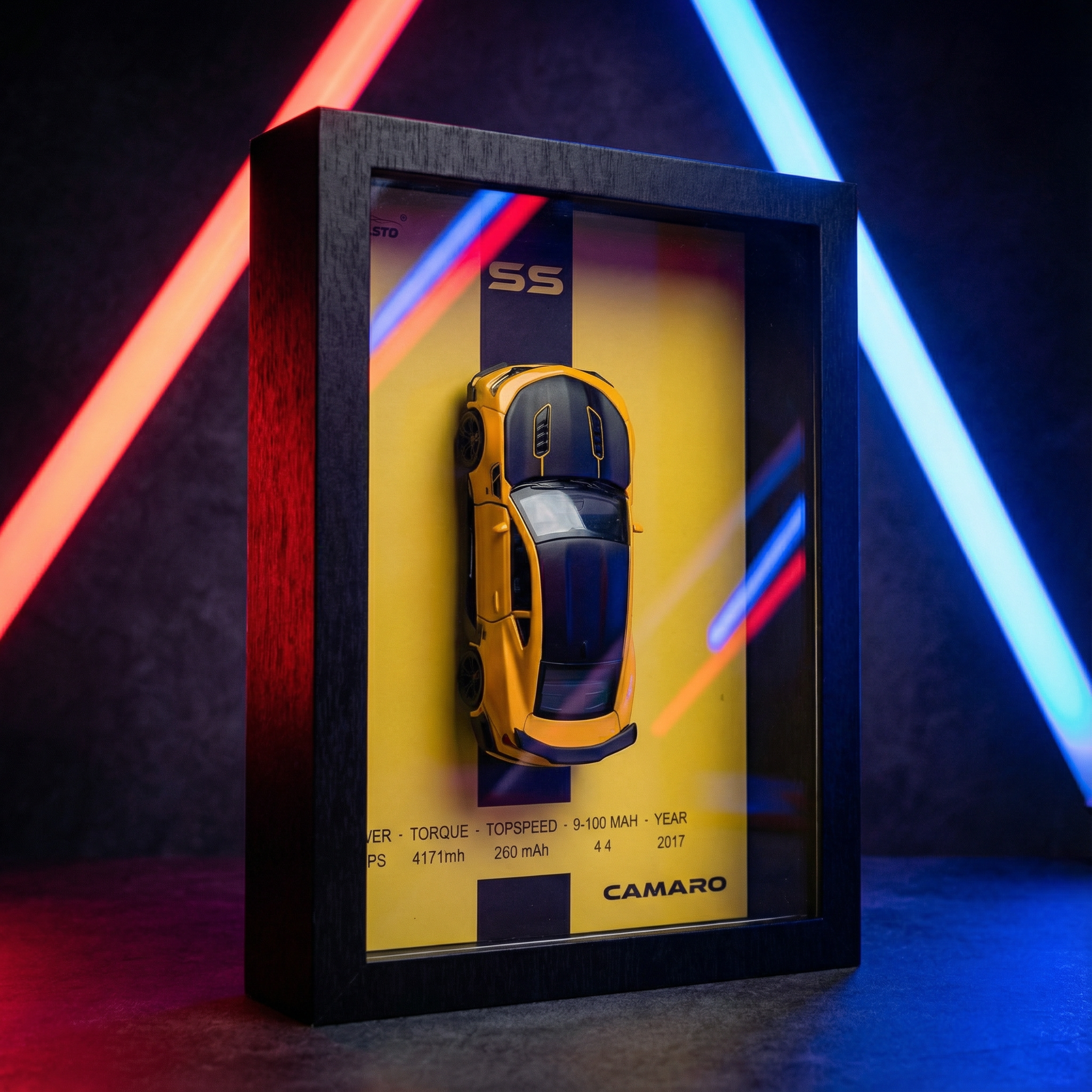 Cadre Décoration Murale - Camaro 2017 – Muscle Car à l’état pur