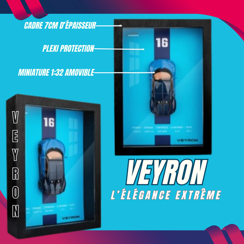 Cadre-voiture-3D-VeyronBugatti-tableaudecoration