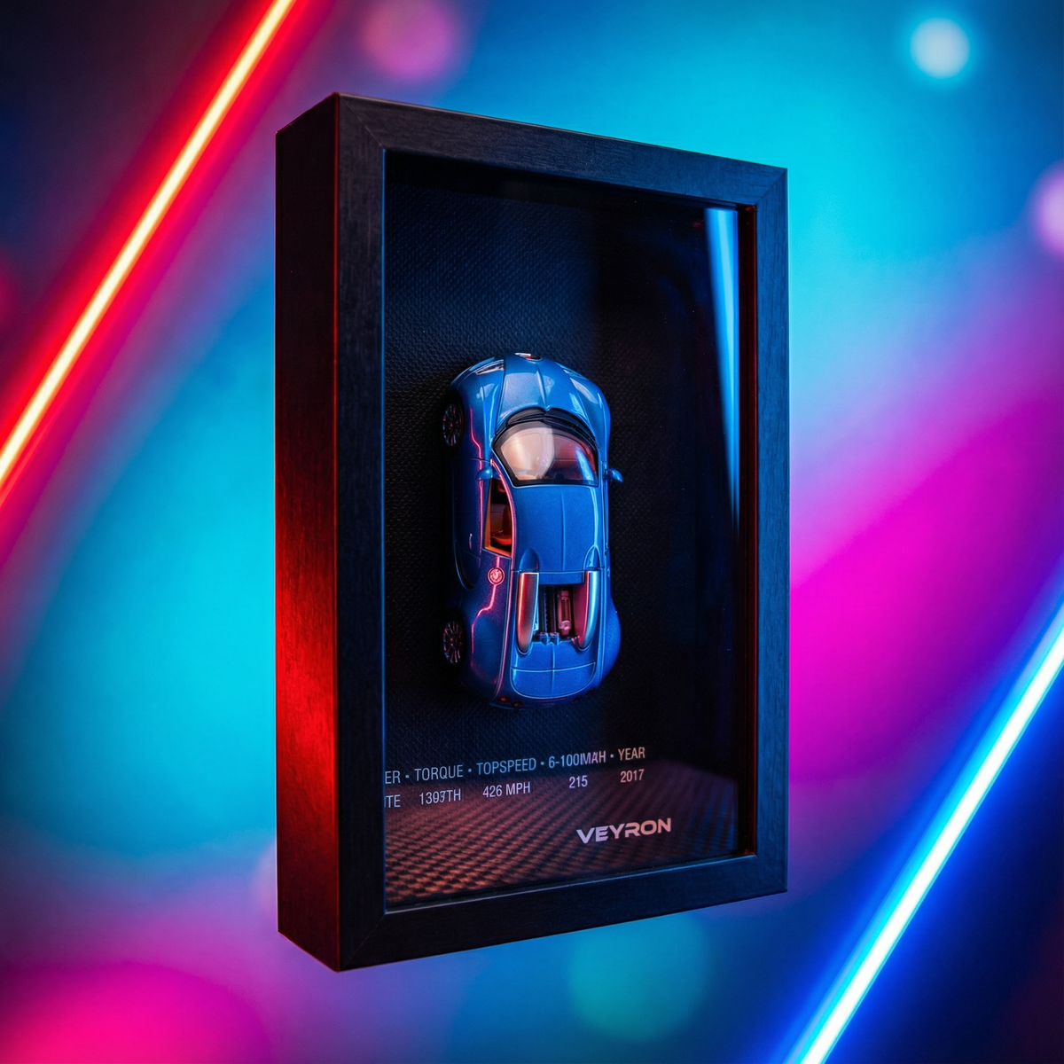 Cadre Décoration Murale - Bugatti Veyron 2017 – L’élégance extrême